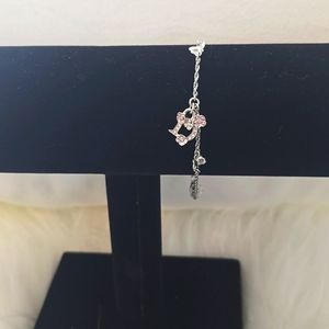 Dior silver charm braclet